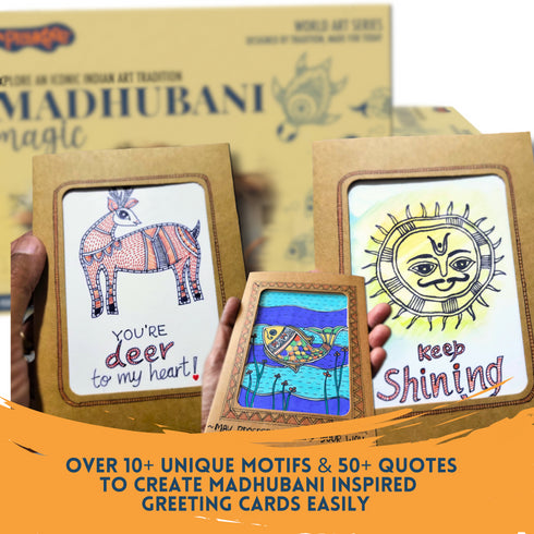 Madhubani Magic DIY Art Kit: Unwind With An Iconic Indian Art Tradition